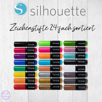 Silhouette Sketch Pens Zeichenstifte Basispack 24er